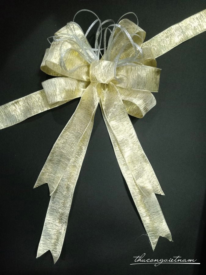 Nơ hộp quà 8 cánh 25cm